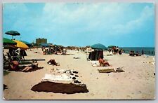 Virginia Beach VA Oceanfront Shoreline Ocean Coast Dexter Press Inc WOB Postcard picture