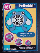 Poliwhirl Pokemon Burger King Card picture