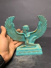 RARE ANCIENT EGYPTIAN ANTIQUITIES EGYPTIAN Statue of winged moon goddess Isis BC picture