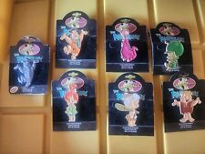 1994 Vintage Hanna Barbera THE FLINTSTONES Enamel Pin SET Lot of 7  picture