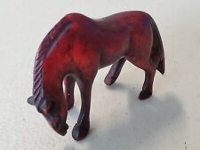 Vintage Wood Carved Mini Horse Figurine 2