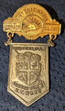 Rare 1910 31st Triennial Medal Pin Aurora, Chicago Illinois Commandry K.T No. 22 picture