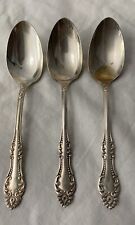 Lot of 3  Vintage 1881 WM Rogers A1 Carlton Sliverplate Teaspoons  picture