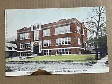 Postcard Richland Center WI Richland County Normal School Vintage PC picture