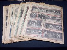 1909 THE BOSTON HERALD SUNDAY MAGAZINE SECTIONS LOT OF 21 - NICE PHOTOS - UP 94 picture