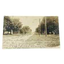 Postcard Town Hall Main Street of Unknown Town c1906 From Springfield Mass B305 picture