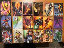 Lot Of 30 Vintage 1993 Marvel Masterpieces Trading Cards, Includes Marvel Box picture
