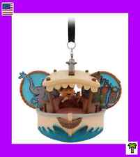 🌴 Disney Parks Jungle Cruise Ear Hat Ornament 3D Riverboat & Skipper Figure NEW picture
