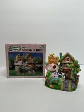 COTTONTALE COTTAGES HAND-PAINTED PORCELAIN SPRING’S SCHOOL EASTER BUNNY VILLAGE picture