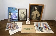 Vintage Auction Box Lot Collectors Lot  Religious Ephemera Plus-Estate Sale Lot picture