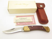 Vintage '80s Schrade USA Uncle Henry LB-7 Bear Paw Folding Hunter Lockback Knife picture