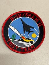 B-1B/SRAM II Test Team Air Force Miltiary Patch picture