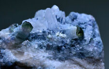 39 Crt Vorobyevite Beryl Rosterite Crystals With Tourmaline Crystals On Feldspar picture