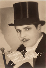 1920s Actor Warner Baxter Sepia Photograph Signed 5x7 Hard to find picture