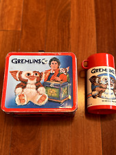Vintage 1984 GREMLINS Metal Lunchbox with Thermos by Aladdin picture