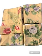 Vintage Two Curtain Panels,Valance, Curtain Tie Back And Two Queen Pillow Shams picture