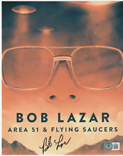 BOB LAZAR ALIEN UFO AREA 51 EMPLOYEE HANGAR S4 SIGNED 8x10 PHOTO BECKETT BAS COA picture