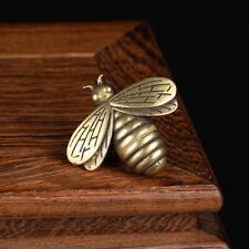 Brass Bee Figurine Small Bee Statue Home Ornament Animal Figurines Gift picture