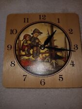 Vintage Hummel Wood Clock 5.5 X 5.5