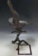 FRANKLIN MINT ON THE WINGS OF FREEDOM BRONZE FIGURINE SCULPTURE R.V RUYCKEVELT picture