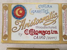 Vintage Egyptian And Mid Eastern Tobacco Cigarettes,  Art And Display, Lot Of 3 picture