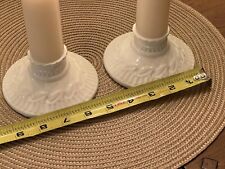 White Ceramic Candleholders picture