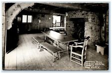 c1940s Community Room Port Royal Habitation Annapolis Co. NS RPPC Photo Postcard picture