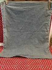 Cuties Little Blue & White Homespun Child’s Size Pillow Case, AS IS, Faded picture
