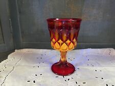 Noritake Perspective Water Goblets In Amberina Red picture