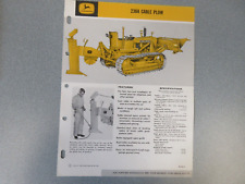 John Deere 230A Cable Plow 2 Page Sheet VG Condition picture