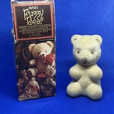 Vintage Avon Fuzzy Bear Sweet Honesty Cologne With Original Box Empty Bottle picture