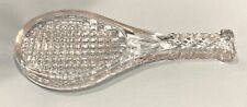 AWESOME VINTAGE WATERFORD CRYSTAL TENNIS RACKET PAPERWEIGHT picture