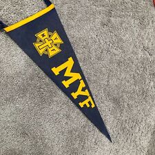 1950s Antique MYF Pennant Flag 23