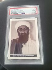 PSA 9 - 2001 Topps Enduring Freedom Osama Bin Laden #19 (RC) - picture