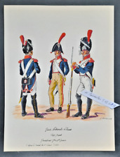 H. Boisselier superb original painting National Guard of Paris One Hundred Days Gre picture