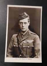 Mint England Royalty Postcard RPPC HRH His Royal Highness The Prince of Wales picture