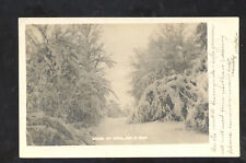 RPPC BRADFORD MINNESOTA 1906 WINTER SNOW BLIZZARD VINTAGE REAL PHOTO POSTCARD picture