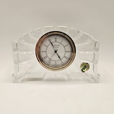 Vintage Waterford Crystal Mantel Clock Home Decor Shelf Display Ireland 7in” picture