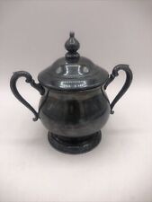 ANTIQUE INTERNATIONAL SILVER CAMILLE 6003 SUGAR BOWL  6”x6” Total Length picture