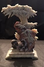 Vintage Chinese stone & Other Material-Not Resin- panda bears bamboo picture