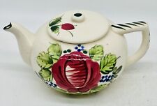 vintage japanese teapot hand painted unique rare picture
