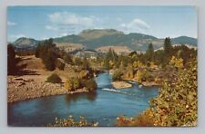 Postcard North Umpqua River near Glide Oregon c1964 picture