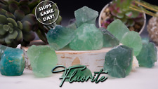 Raw Natural Green Fluorite Crystal Mineral Specimen Healing Protection Gemstone picture