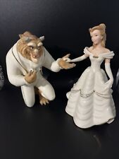 Lenox Disney Showcase Beauty and The Beast Figurines Belle and The Prince picture