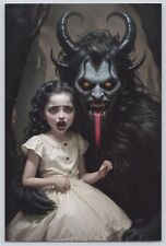 Postcard Christmas Krampus Signed Limited Edition 50 By OZ Midwinter's Nightmare picture