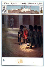 c1910 Whose Keys King Edwards Keys Yeomen of Guards Oilette Tuck Art Postcard picture