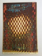 Coventry Cathedral Baptistry Window By John Piper Vintage Postcard picture