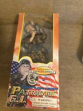 Singing Patriotic G.I. Army Soldier with Trumpet 2001 Sealed w/Box Damage VNTG picture