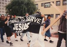 SET FREE Street Zealots Trained To Serve Jesus Christ FOUND PHOTO Cross 96 28 I picture