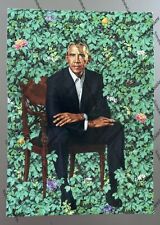 postcard National Portrait Gallery Barack Obama portrait Kehinde Wiley oversized picture